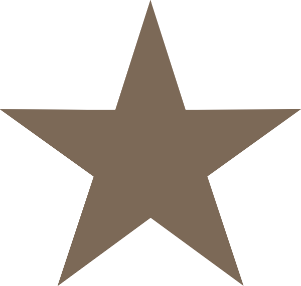 Star Clipart Burgundy - Png Download (600x571), Png Download