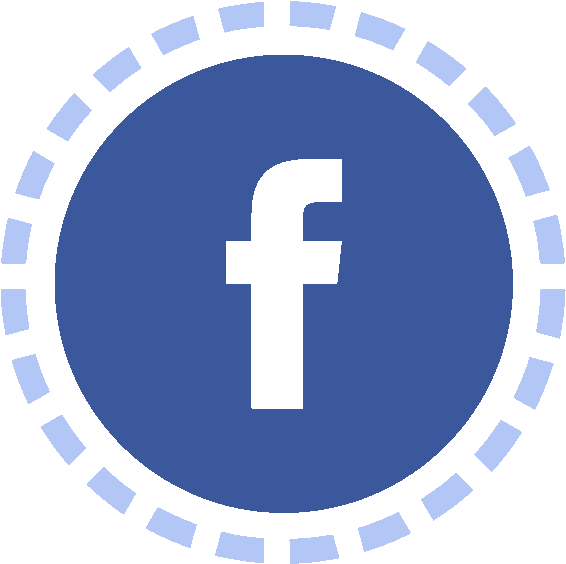 Find Us On Facebook Clipart (584x584), Png Download