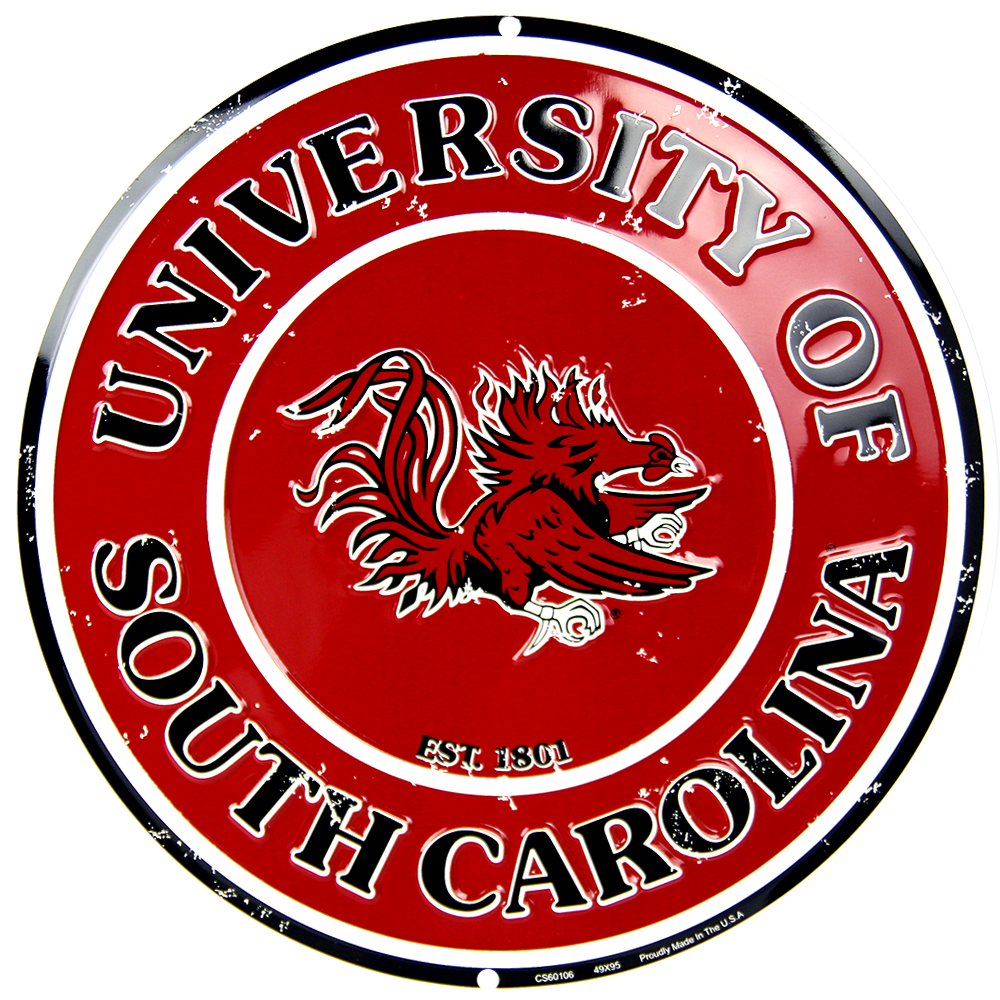 South Carolina Gamecocks Circle Sign Clipart (1000x1000), Png Download