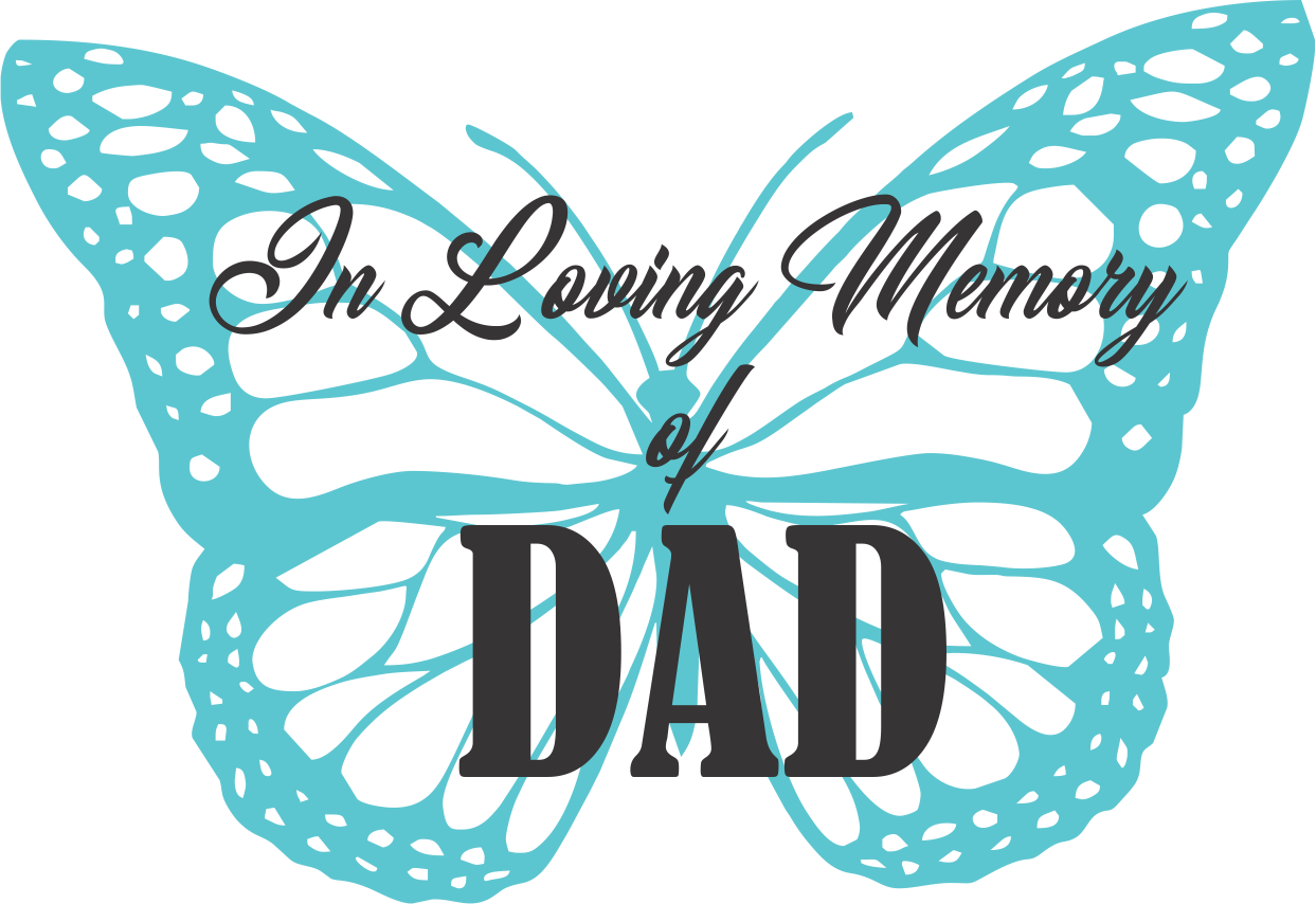 In Loving Memory Dad Blue Clipart (1243x854), Png Download