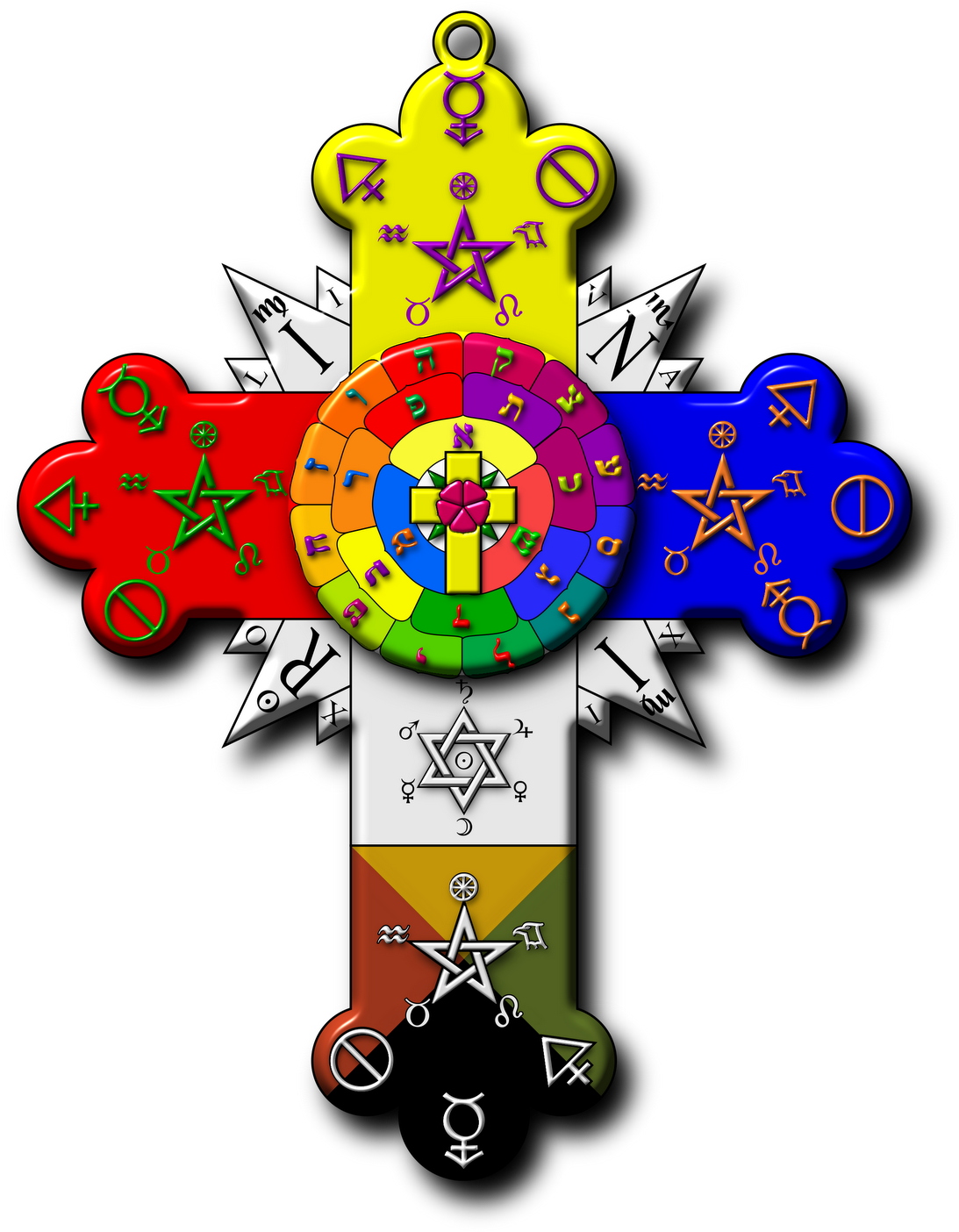 Hermetic Order Of The Golden Dawn Clipart (1225x1600), Png Download