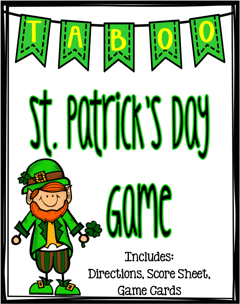 Patrick's Day Math With Shamrocks Clipart (864x1081), Png Download