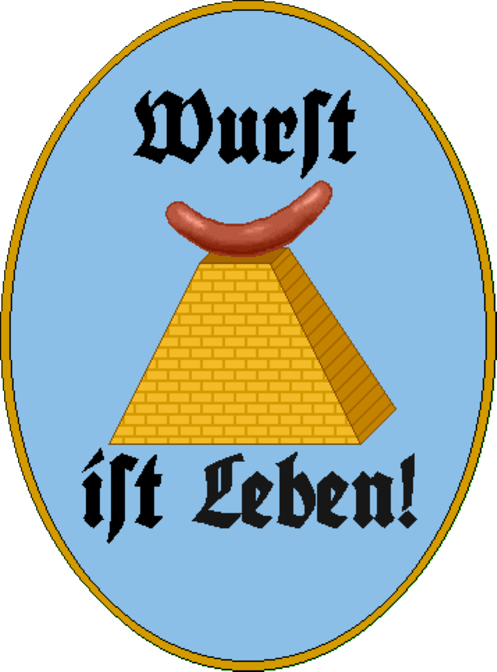 Wurst Ist Leben Chonchita Wurst Con Shit A Wurst European Clipart (714x966), Png Download