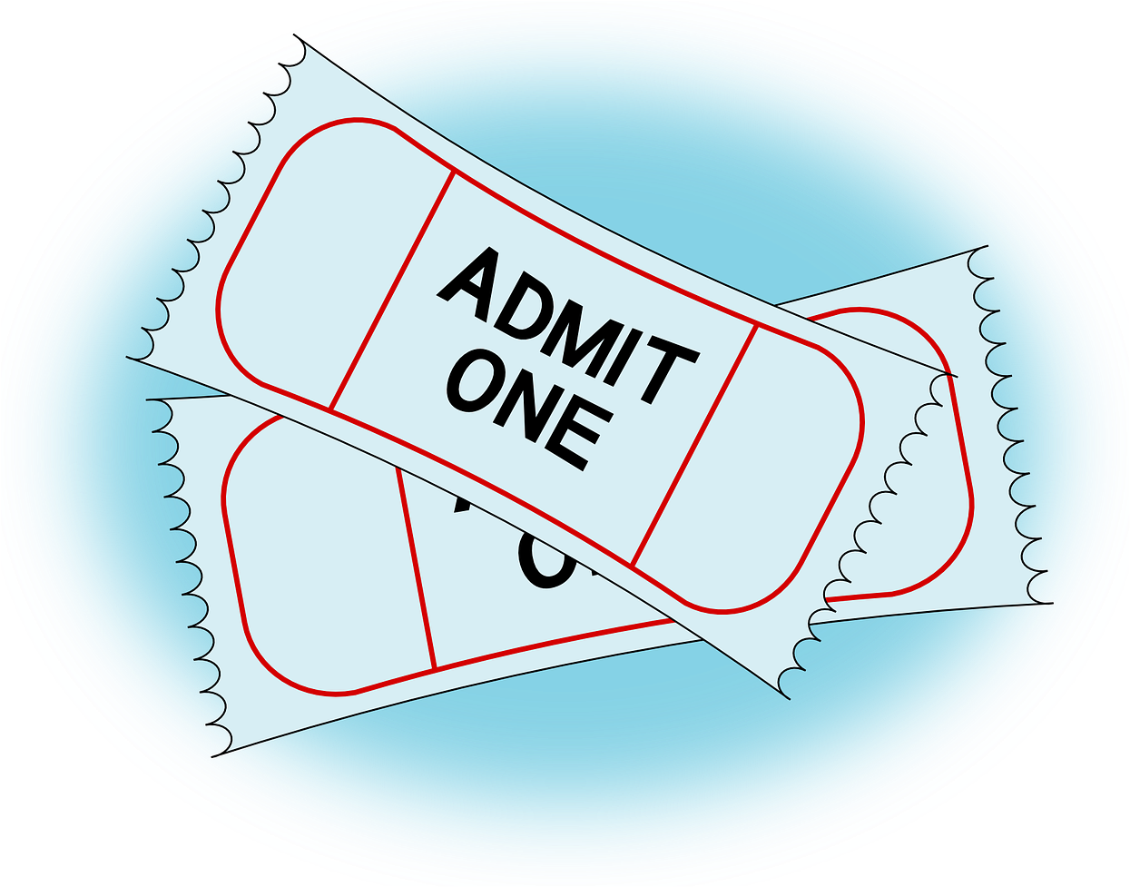 Movie Ticket Clip Art , Png Download Transparent Png (1245x977), Png Download