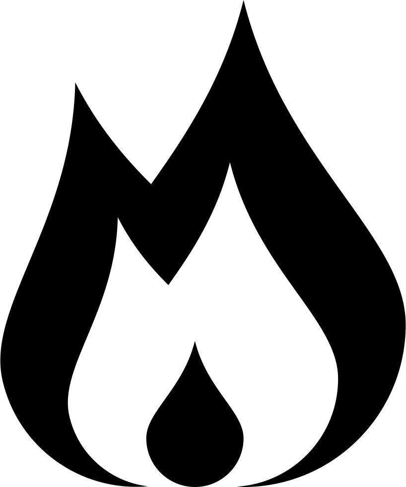 Fire Svg Png Icon Free Download Clipart (818x980), Png Download