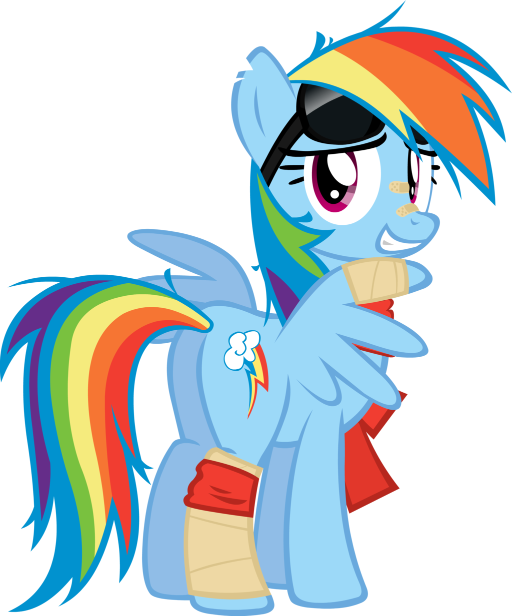 Filly Please, Rainbow Dash The Rough And Tumble All Clipart (1024x1233), Png Download
