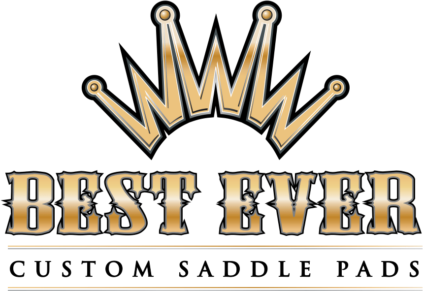 Best Ever Pads Custom Western Saddle Pads Clipart (896x598), Png Download