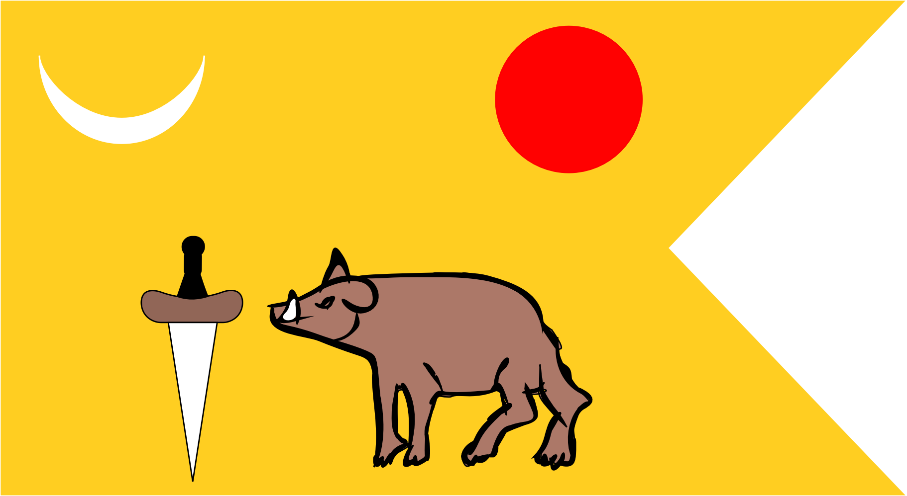 Spoiler Flag Clipart (1822x998), Png Download