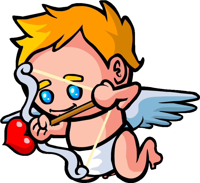 Cupid Vector Free Png Photo Clipart (843x735), Png Download