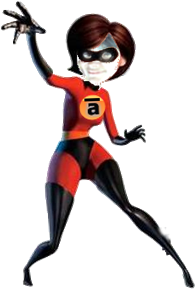 Look Out Elearning Worldthis Gal Will Engage Your Text Clipart (816x1144), Png Download