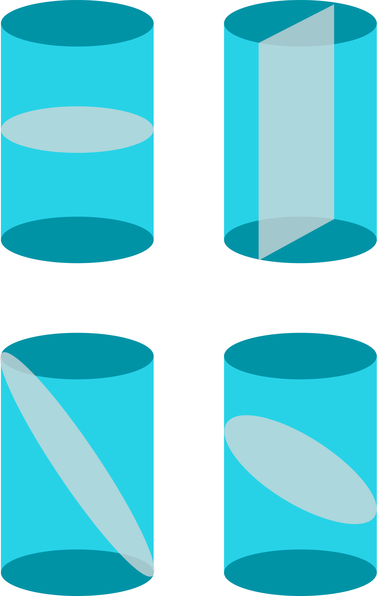 Cube Clipart Cylinder Shape - Png Download (1200x1896), Png Download