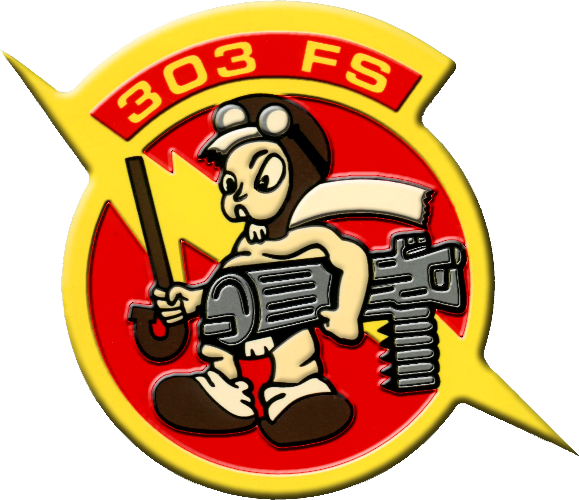 303d Fighter Squadron Clipart (1185x1024), Png Download