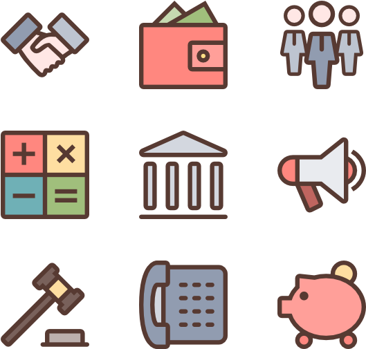 Business Icons Clipart (600x564), Png Download