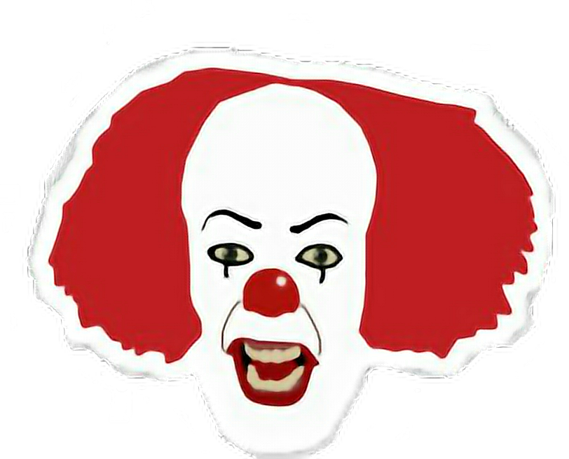 It It2017 It1990 Stephenking Pennywise Clipart (812x656), Png Download