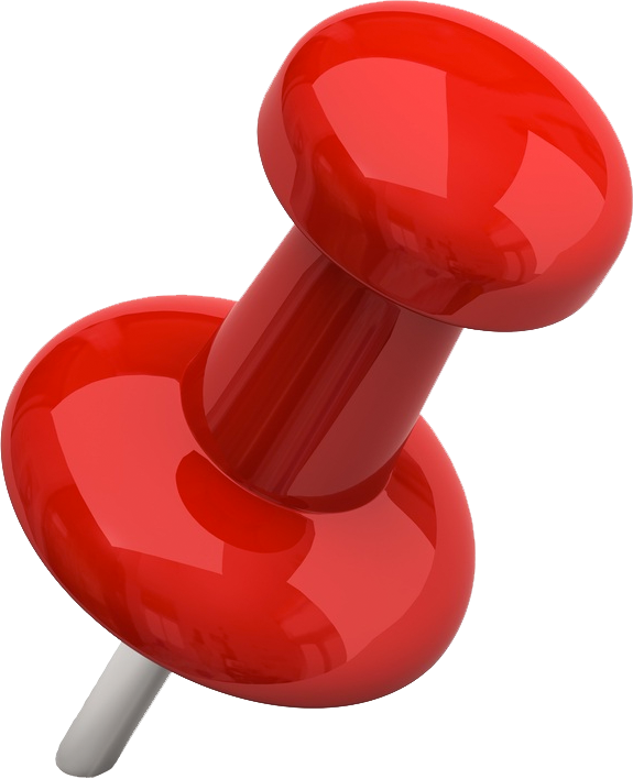 Drawing Pin Clipart (575x708), Png Download