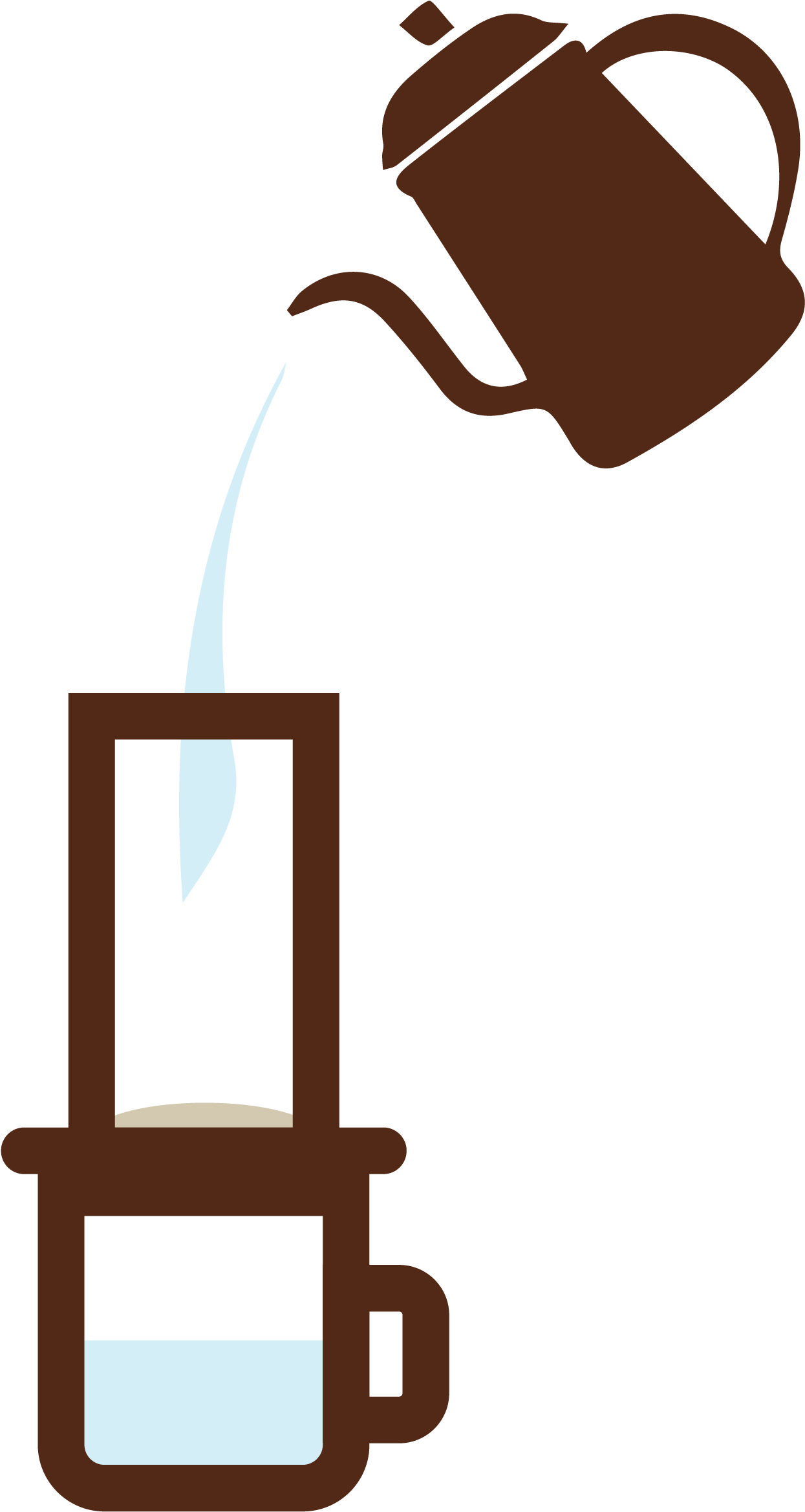 Rinse The Filter With Water Clipart (2880x2880), Png Download