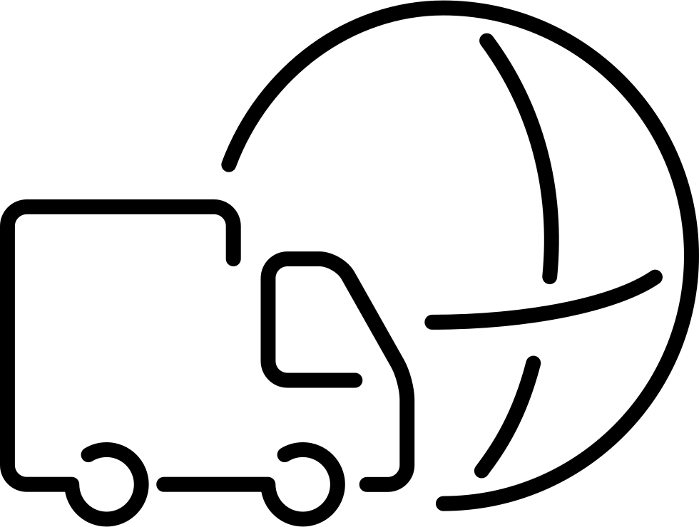 Logistics Global Delivery Ultrathin Business Sign Comments Clipart (980x740), Png Download