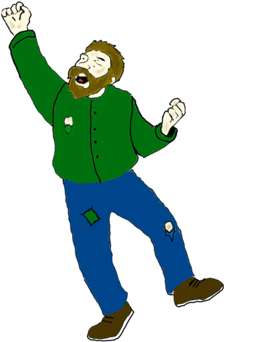 I Made This Character Simply By Using A Reference Image Clipart (800x1300), Png Download