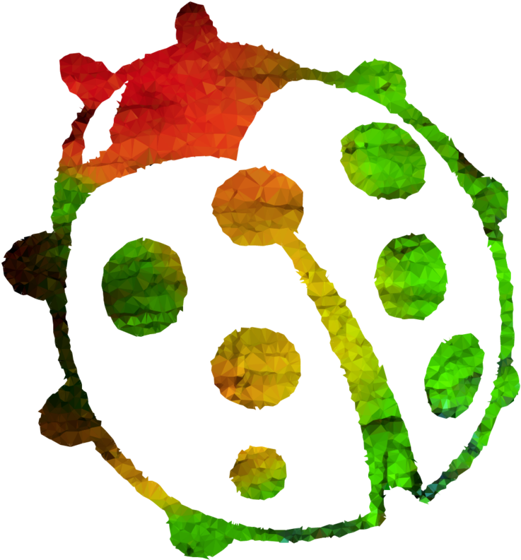 Lady Bug Clip Art Black And White Clipart Ladybird - Png Download (900x900), Png Download