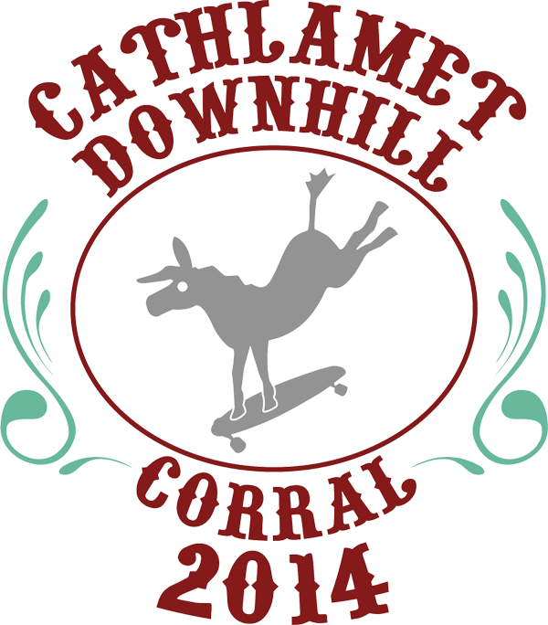 Cathlamet Downhill Corral Clipart (600x684), Png Download