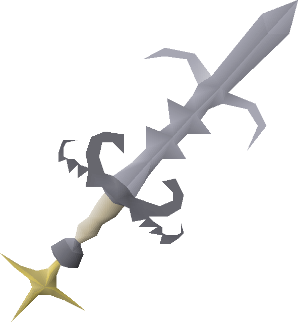 Augmented Saradomin Godsword Runescape Wiki Fandom Clipart (591x638), Png Download