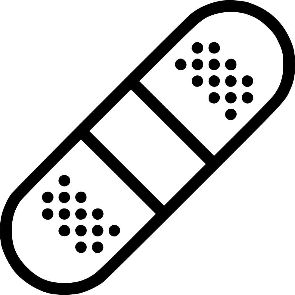 Bandage First Aid Medical Treatment Comments Clipart (980x982), Png Download