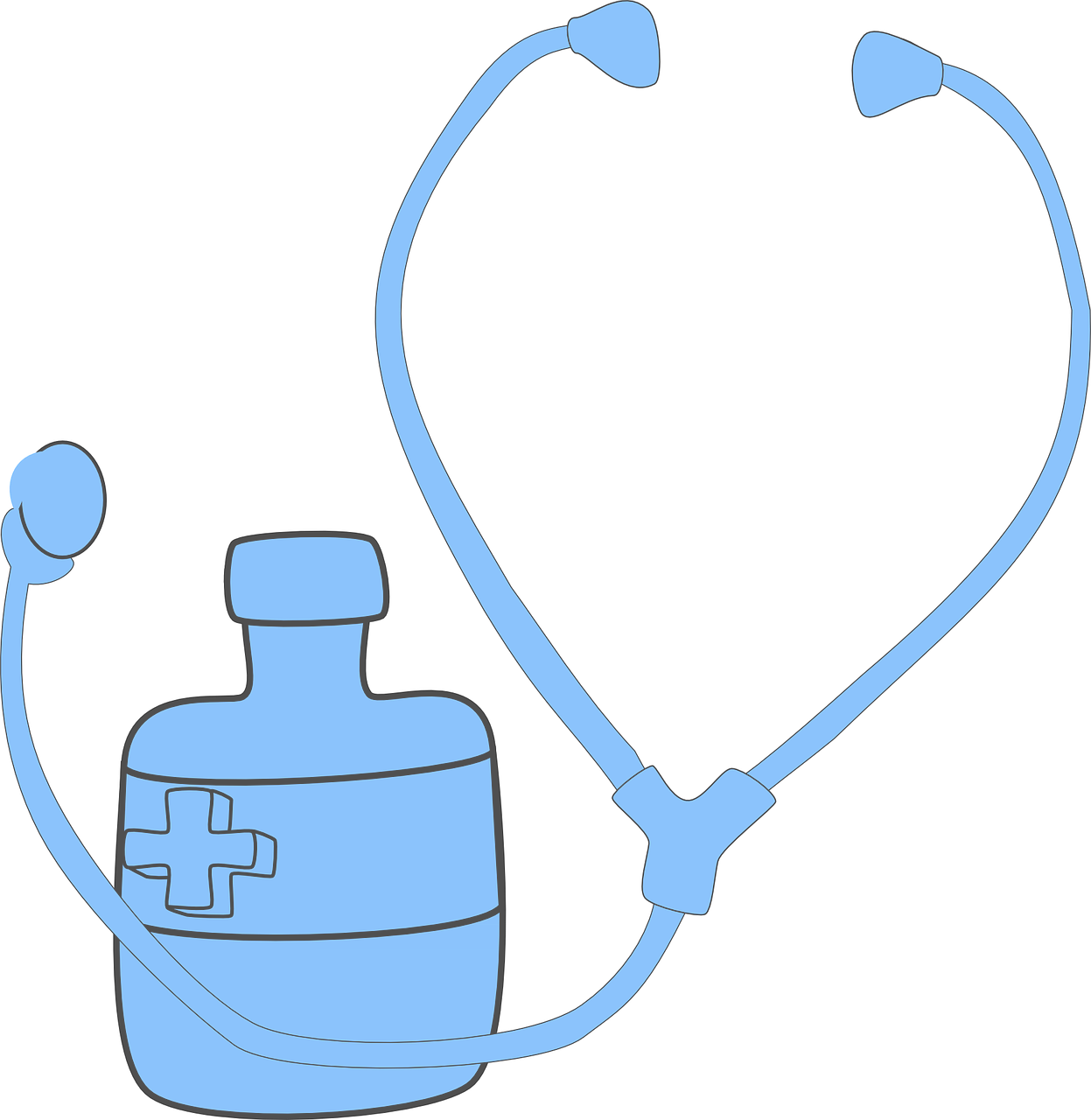 Stethoscope,doctor,first Clipart (1247x1280), Png Download