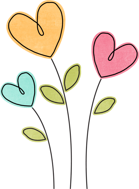 Cake Clipart, Heart Clip Art, Flower Clipart, Easy - Png Download (591x800), Png Download