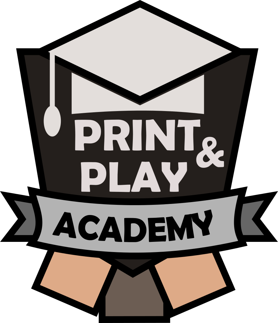 Print And Play Academy Logo Clipart (900x1047), Png Download