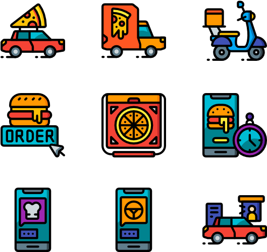 Food Delivery Clipart (600x564), Png Download