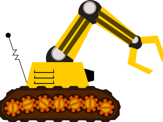 Crane Clipart Cartoon Construction - Png Download (640x480), Png Download