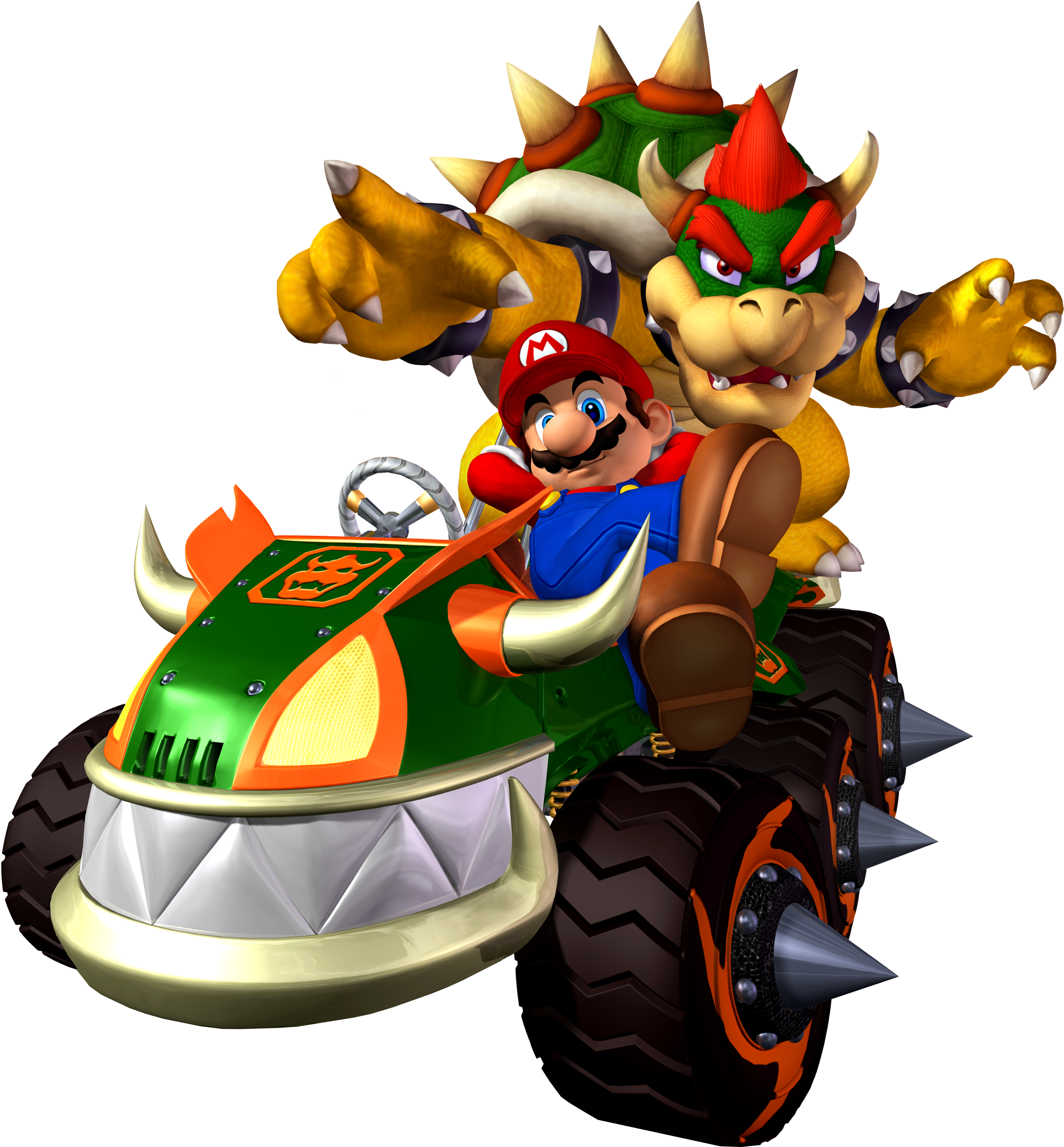 Double Dash Super Mario Bros Clipart (2935x3115), Png Download