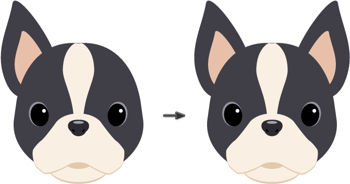 Placing The Ear And Creating Another One Clipart (850x424), Png Download