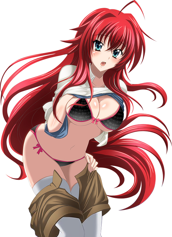 Highschool Dxd, Rias Gremory, Official Art Clipart (589x812), Png Download