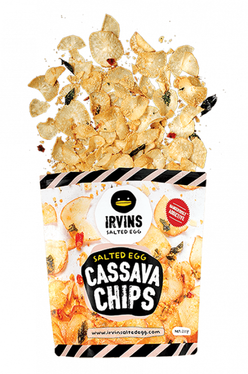 Salted Egg Cassava Chips Clipart (499x750), Png Download