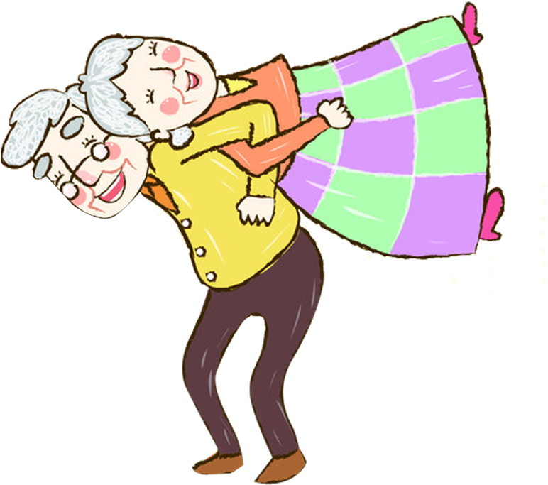 Old Clipart Husband And Wife - Png Download (1024x849), Png Download