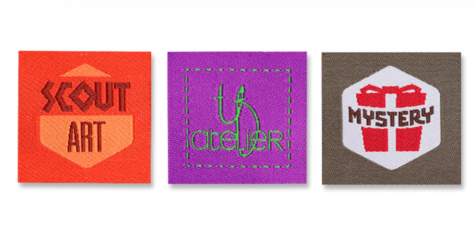 Woven Labels Clipart (950x480), Png Download