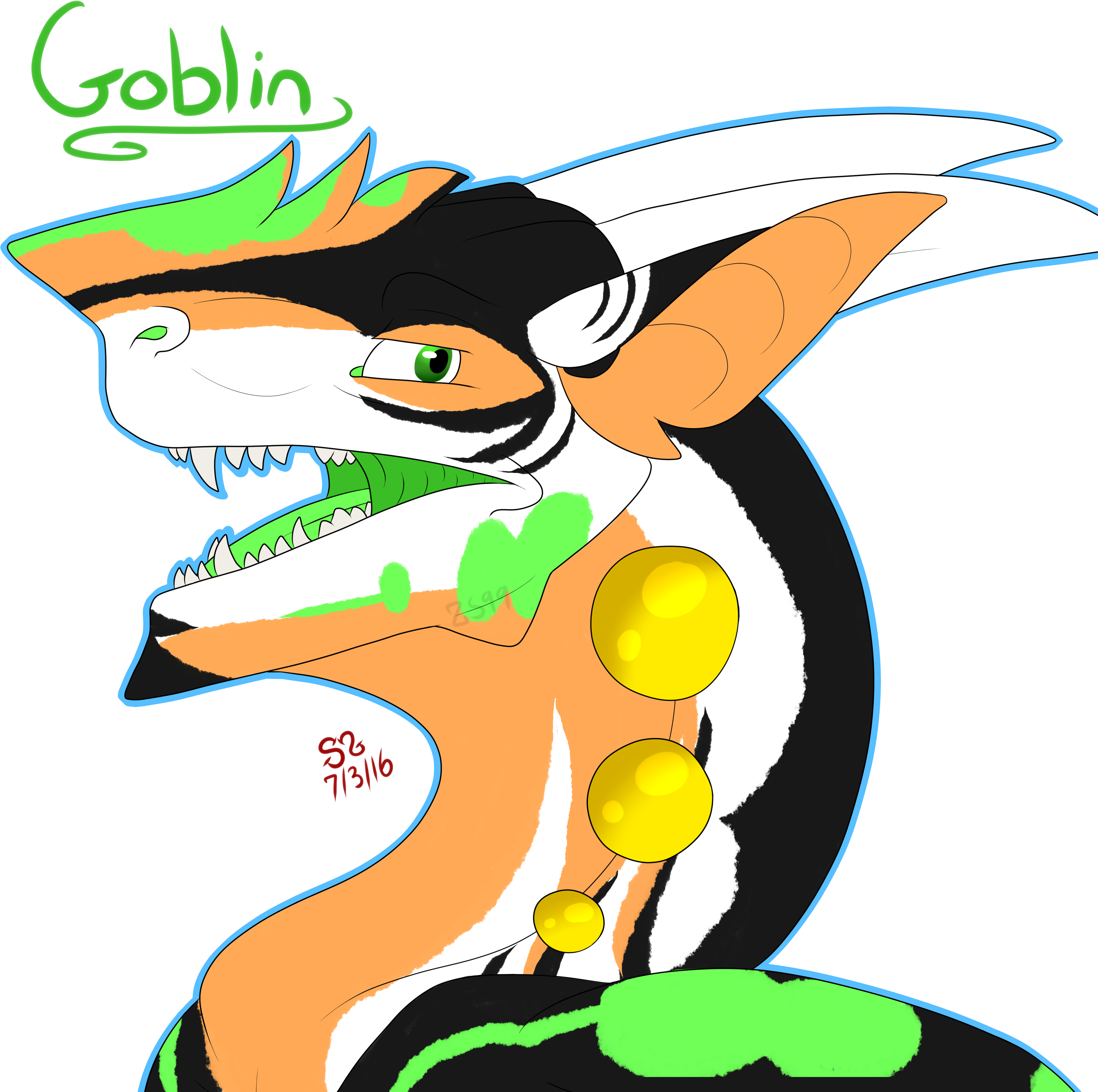 Goblin Headshot Clipart (4000x4000), Png Download
