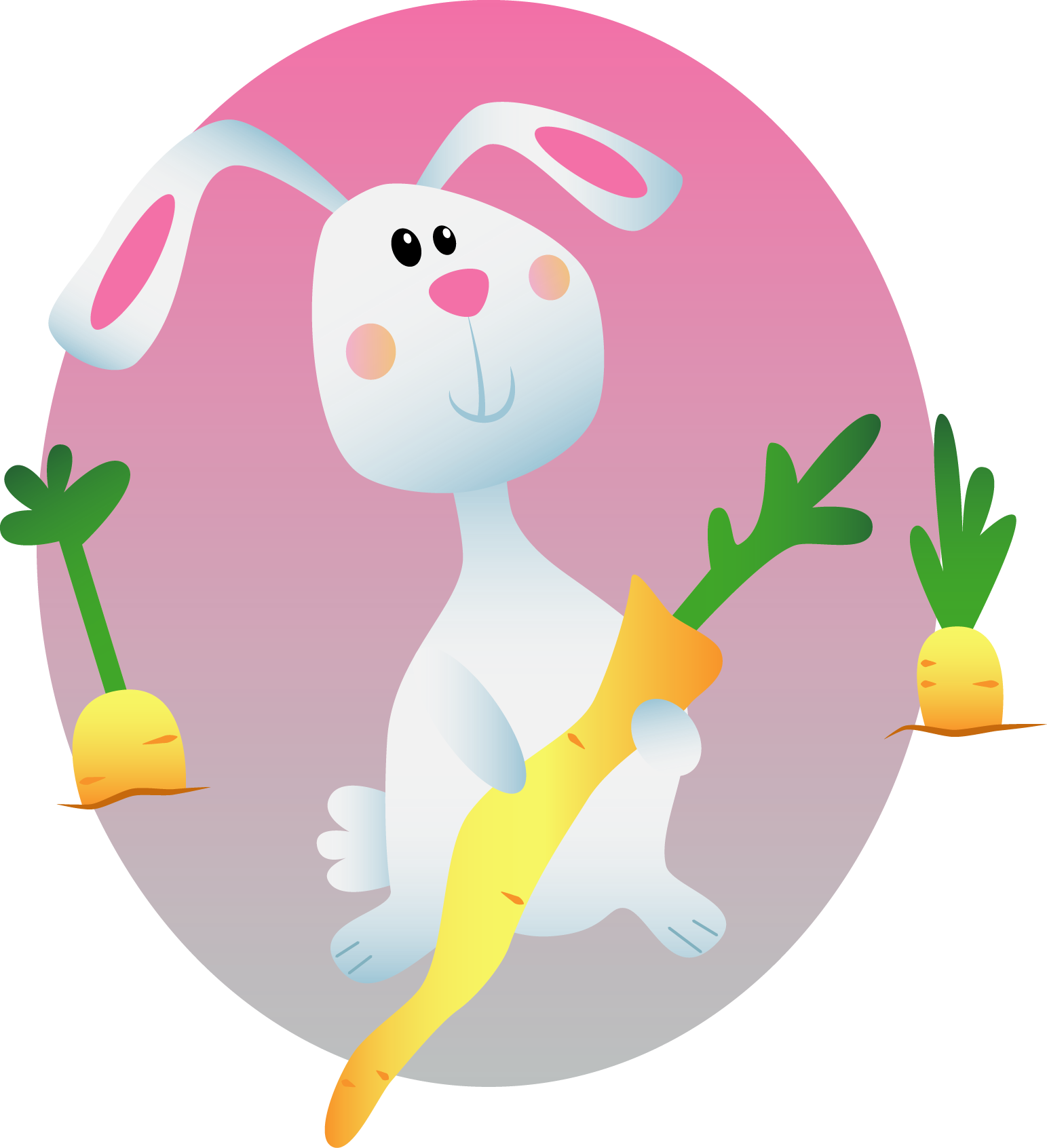 Easter Clipart Scene - Png Download (1543x1692), Png Download