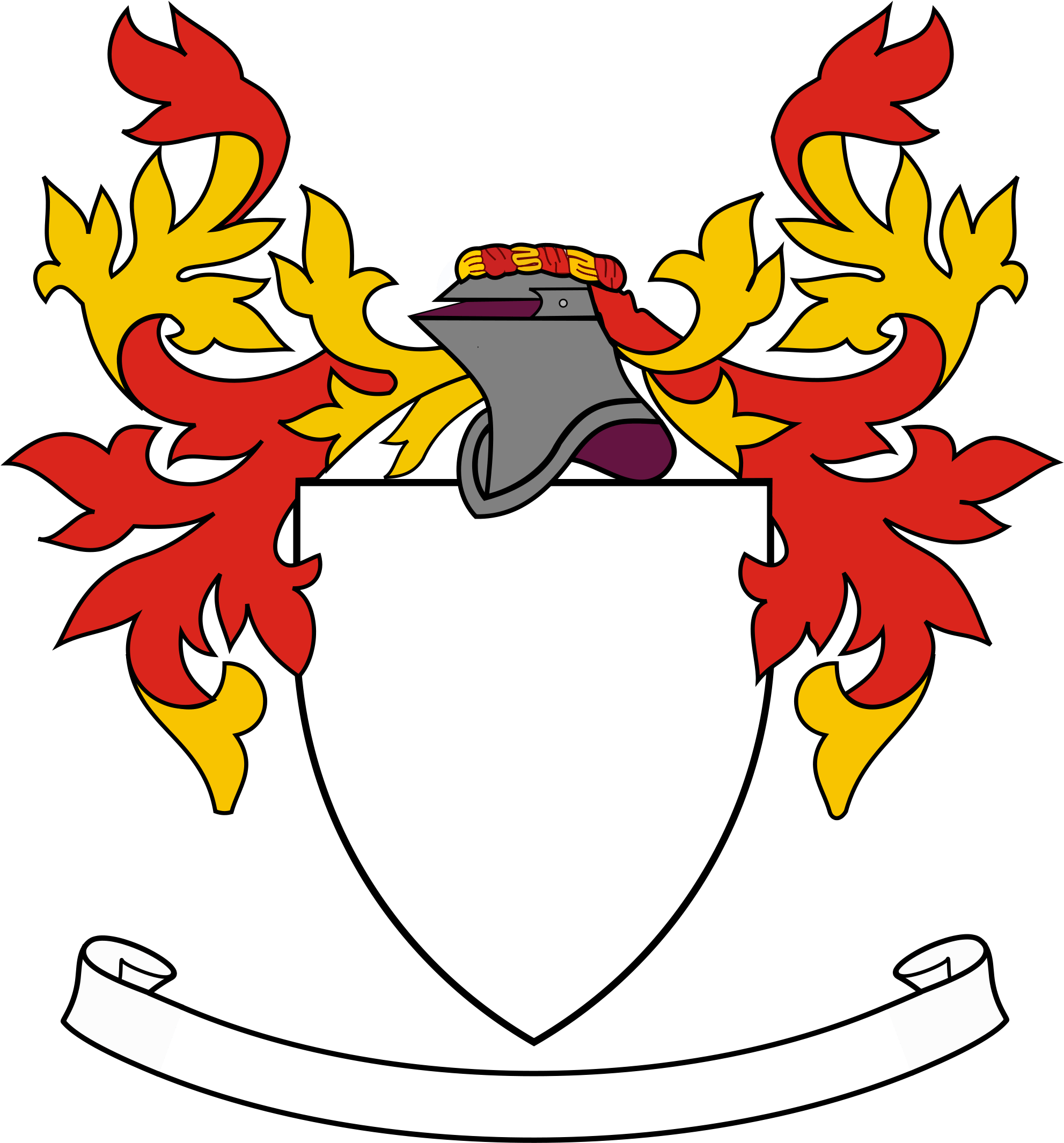 Free Heraldry Clipart - Png Download (1000x1200), Png Download