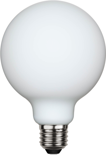 Led Lamp E27 G95 Opaque Double Coating Clipart (600x600), Png Download