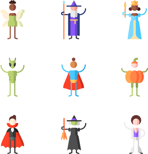 Halloween Costume Party Clipart (600x564), Png Download