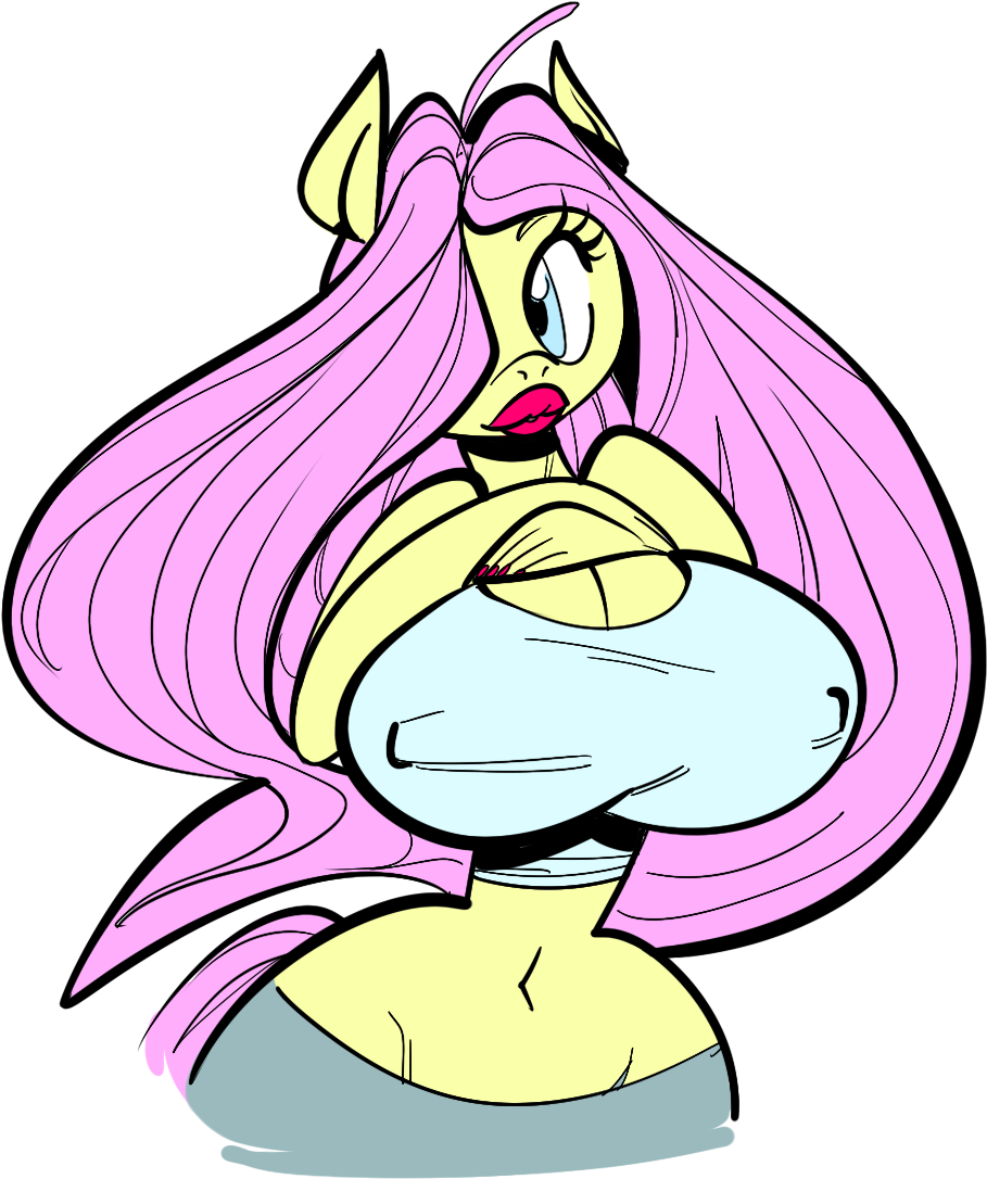 Oddjuice, Belly Button, Big Breasts, Bimbo, Breasts, Clipart (973x1138), Png Download