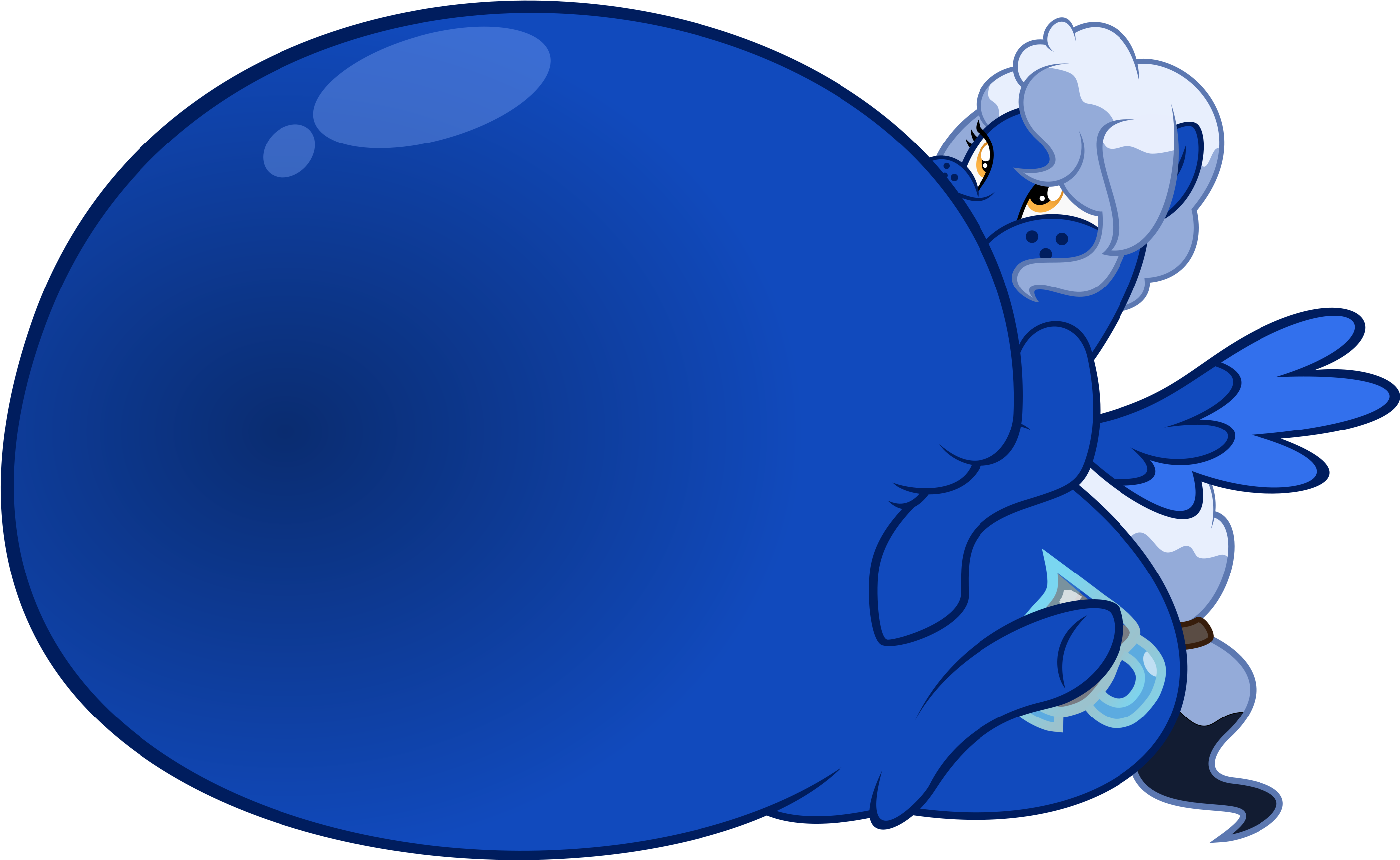 Worstsousaphonehorse, Belly, Blueberry, Blueberry Inflation, Clipart (3000x1950), Png Download