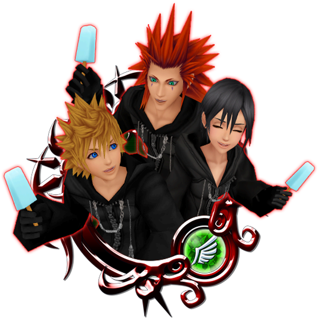 You Will Only Receive 1 Of The Roxas & Axel & Xion Clipart (639x640), Png Download
