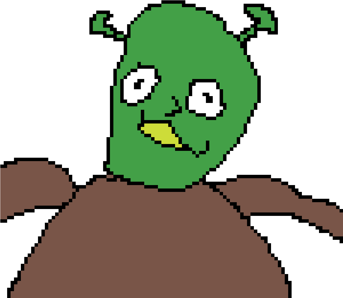 Great Lord Shrek Clipart (1200x1200), Png Download