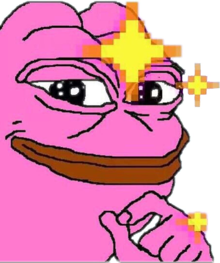 Pepe Pinkpepe Пепе Розоваяпепе Лягушка Лягушкапепе Clipart (870x1041), Png Download