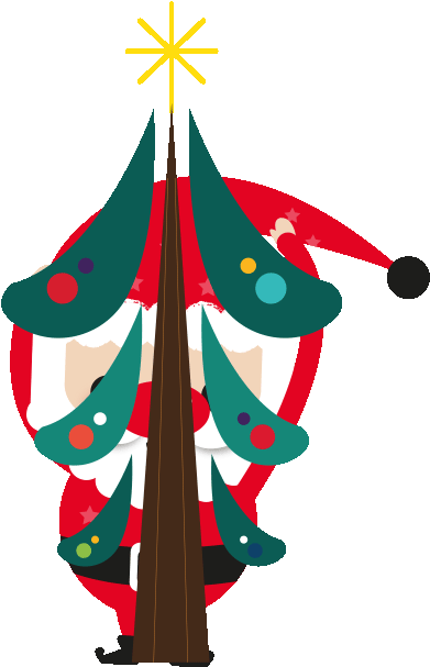 Christmas Santa Sticker By Strawberrystyle Clipart (960x960), Png Download