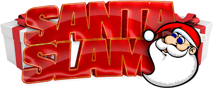 Santa Slam 2018 Logo Clipart (848x400), Png Download