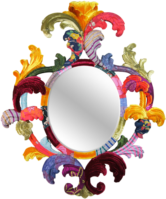 Multi-coloured Mirror Squintlimited Clipart (601x706), Png Download